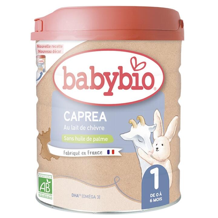 "Babybio" - CAPREA 1 თხის რძე, 0-6 თვ, ორგანული, 800 გრ.